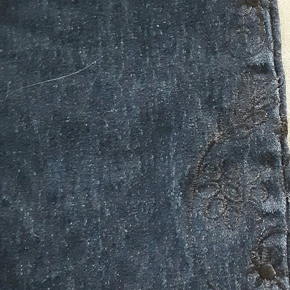 Diane Gilman Denim Stretch embroidered Jeans - Picture 8 of 8
